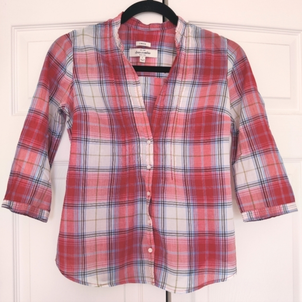 Abercrombie Plaid Top